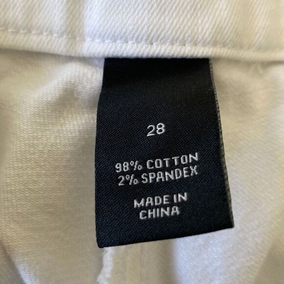 Lane Bryant Flare‎ Sailor Cotton Twill Stretch Pants White 28 - Picture 16 of 16